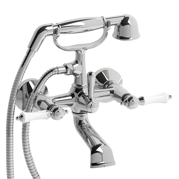 Riobel 6" Tub Filler With Hand Shower GN06LCW